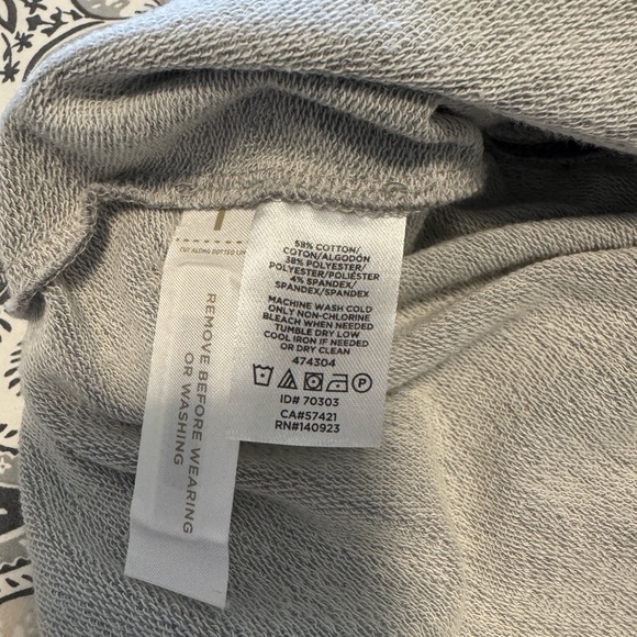 Loft Grey Knit Tie Skirt - Picture 4 of 5